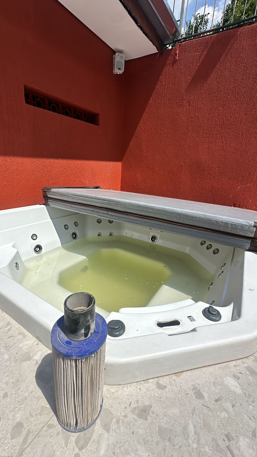 Antes da manutenção Hydro Care